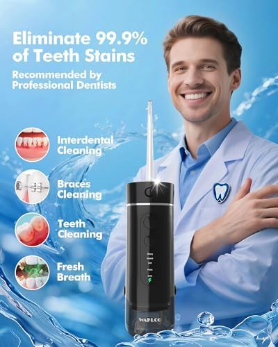 Mini cordless travel flosser with five modes — photo 3