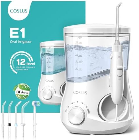 White professional twelve pressure flosser