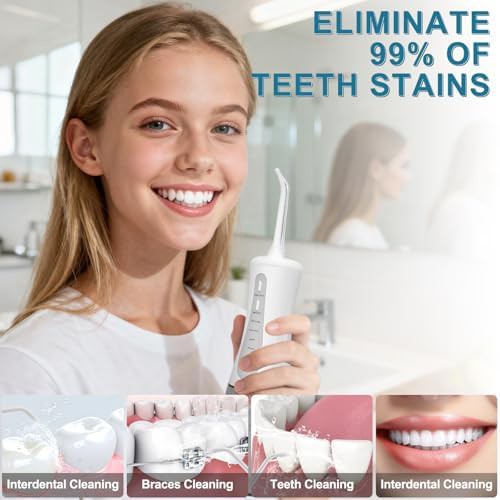 Cordless oral irrigator with large reservoir — photo 4