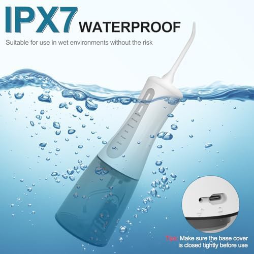 Cordless oral irrigator with large reservoir — photo 5