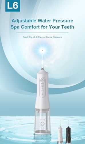 White Portable Cordless Oral Irrigator — photo 3