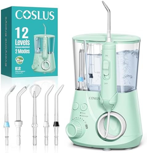 Green multi user family water flosser