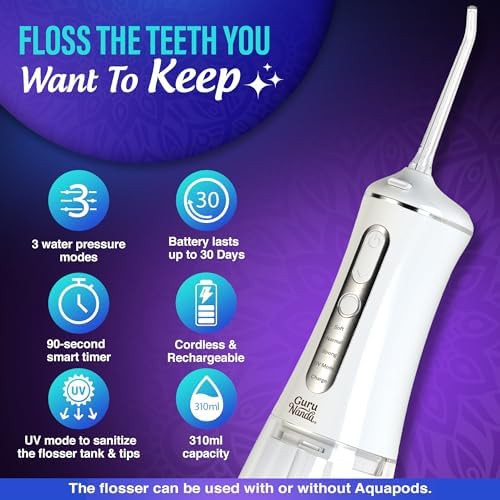 Advanced dental flosser with UV mode — photo 4