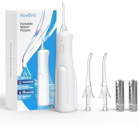 White battery operated oral irrigator