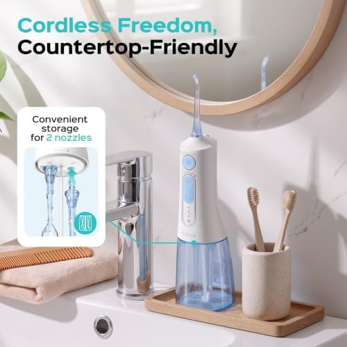 White three mode six pressure flosser — photo 3