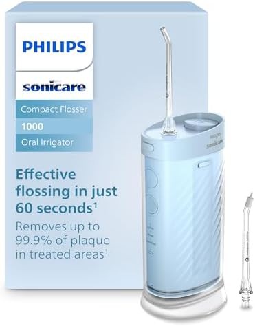 Philips waterproof portable flosser model blue