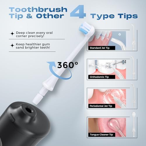 Portable home flosser with four modes — photo 4