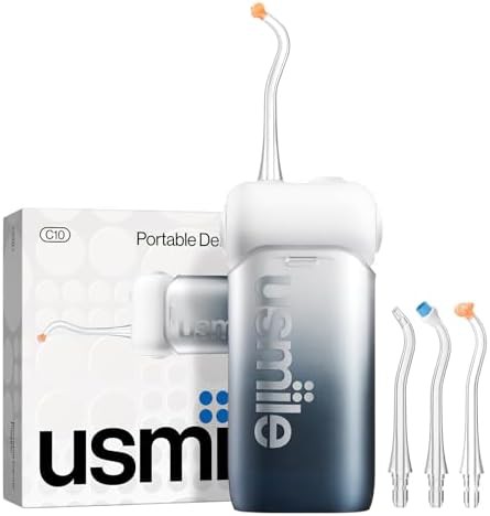 Portable Travel Water Flosser in Black