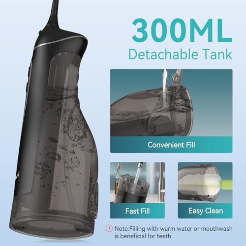 Omnismei 300ml portable electric water flosser — photo 3