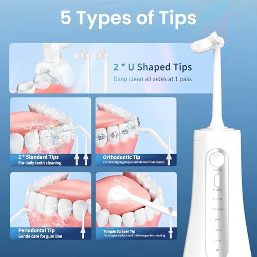 U-shaped nozzle cordless flosser — photo 3