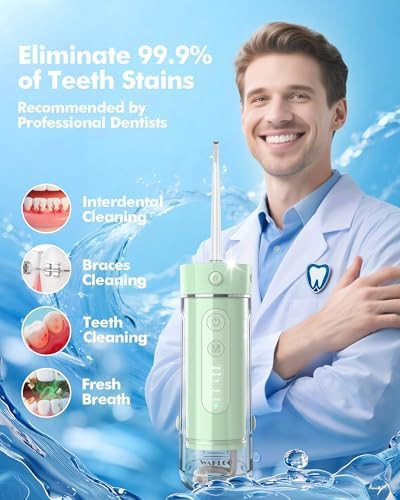 Portable mini flosser with five settings — photo 3
