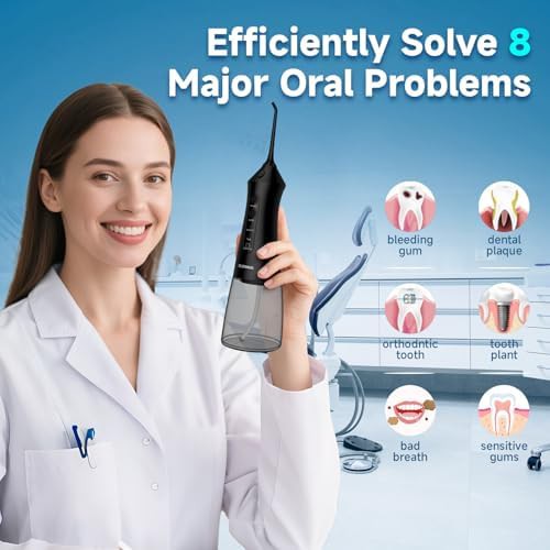Black portable four mode oral irrigator — photo 4