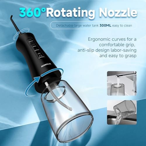 Black portable four mode oral irrigator — photo 5