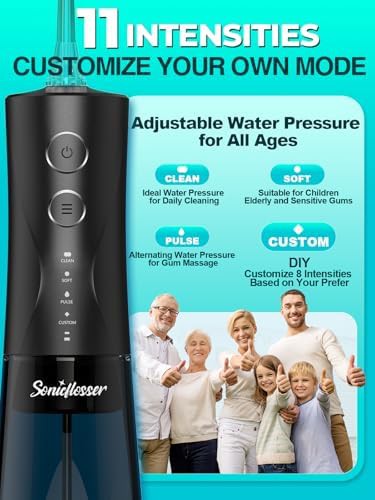 Cordless water flosser with five jet tips — photo 5
