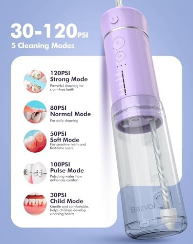 Waterproof mini flosser with storage bag — photo 4