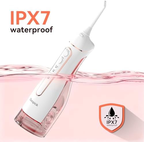 Pink rechargeable oral irrigator 300ml — photo 5