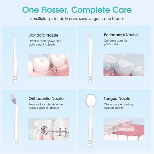Cordless oral irrigator with three cleaning modes — photo 4