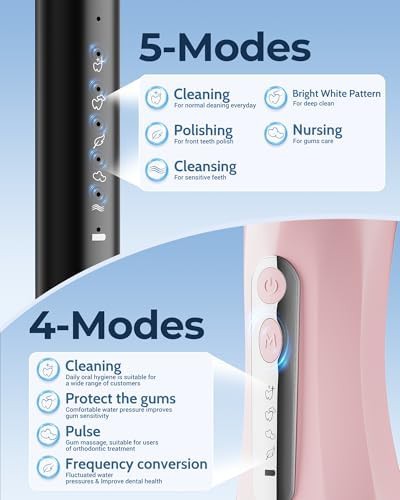 Electric water flosser with five cleaning modes — photo 4