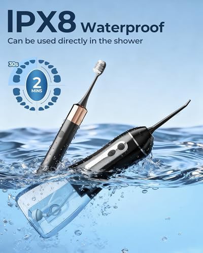Water dental pick and sonic toothbrush set — photo 5