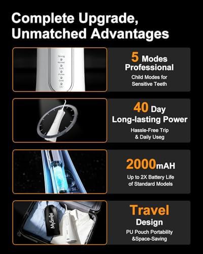 MySmile LP211 cordless water flosser 260ml — photo 4