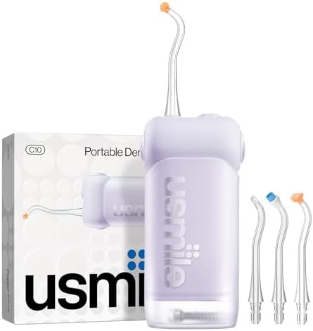 Portable Travel Water Flosser in Purple