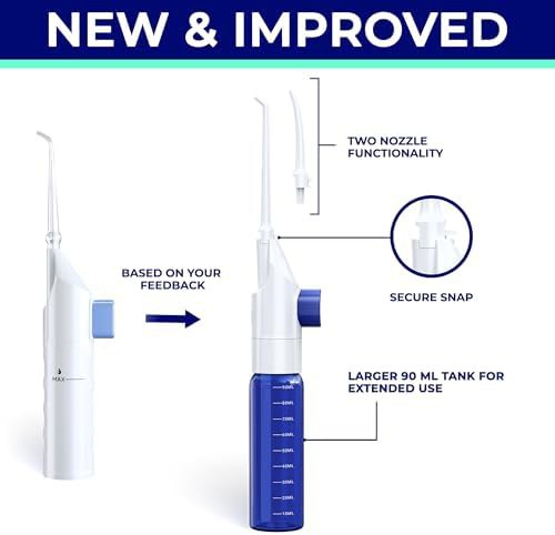 Oravix manual gentle dental water flosser — photo 3