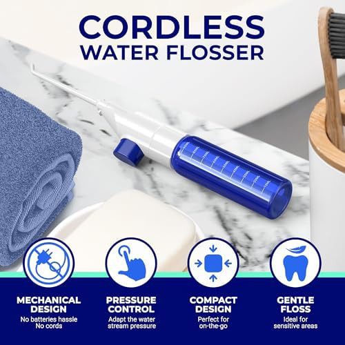 Oravix manual gentle dental water flosser — photo 4