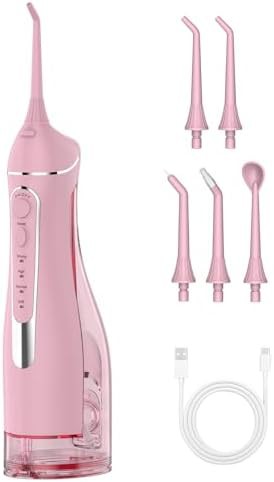 Portable cordless water dental pick with four modes