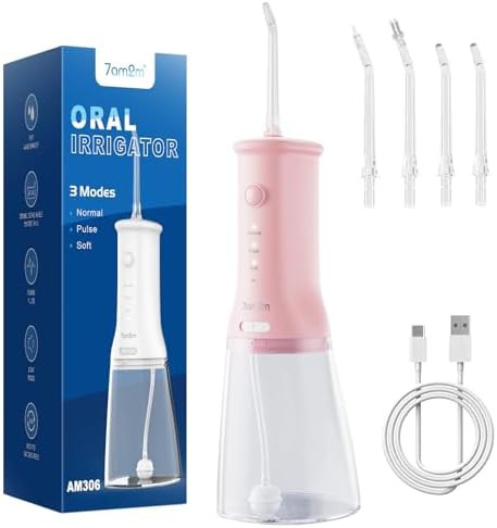 Rechargeable water flosser with 350ml tank