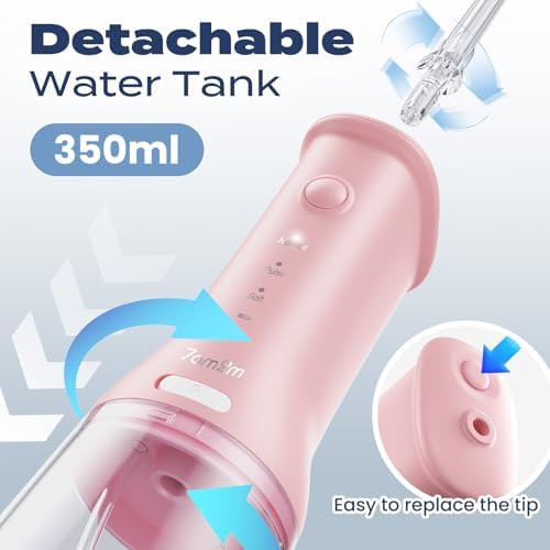 Rechargeable water flosser with 350ml tank — photo 4