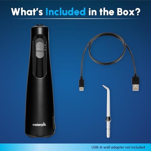 Black cordless 1100 rechargeable flosser — photo 4