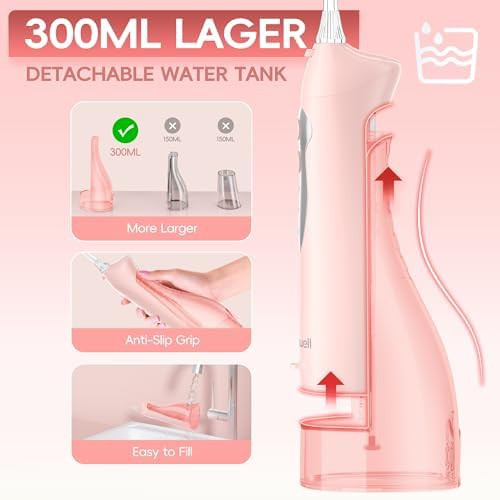 Mornwell dental flosser with tank and tips — photo 4