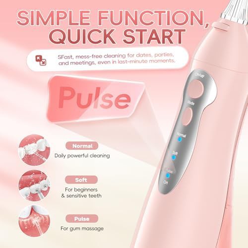 Mornwell dental flosser with tank and tips — photo 5