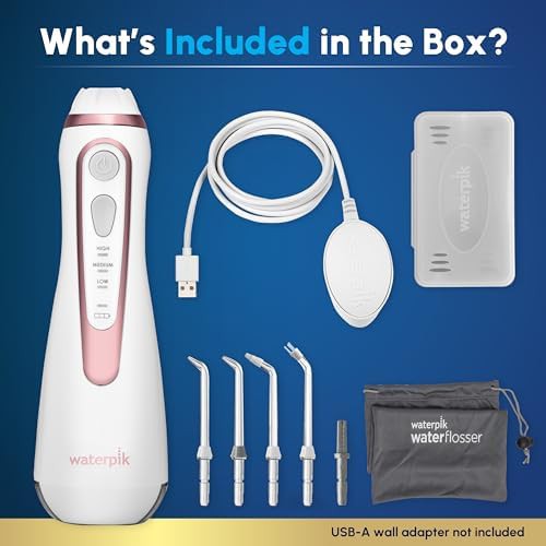 Rose gold cordless advanced portable flosser — photo 4