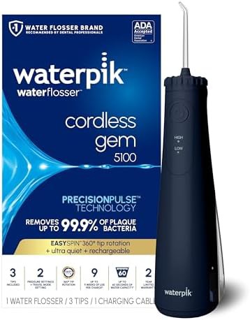 Blue cordless gem 5100 portable flosser