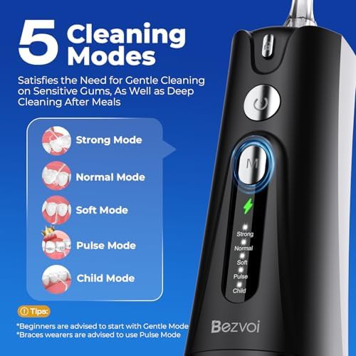 Cordless water flosser for braces with 300ml tank — photo 3
