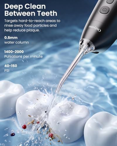Portable cordless flosser with five tips — photo 3