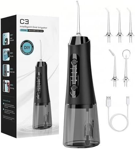 High pressure cordless flosser for braces