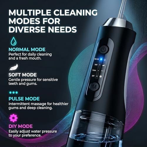 High pressure cordless flosser for braces — photo 3
