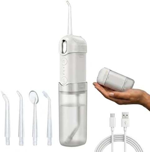 Collapsible mini travel water flosser