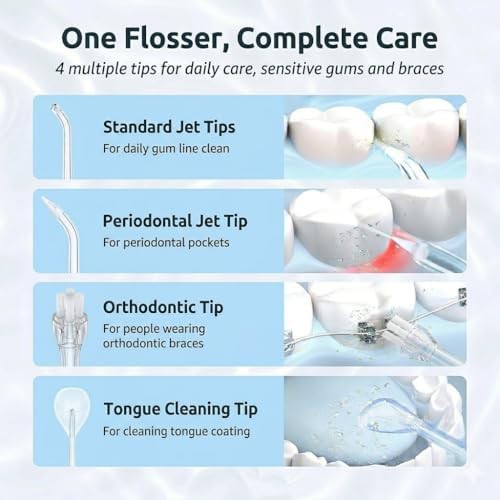 Collapsible mini travel water flosser — photo 4