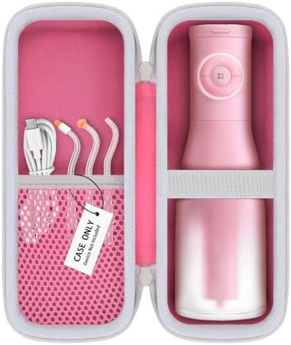 Pink hard carrying case for usmile