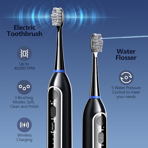 Electric Toothbrush and Water Flosser Combo — photo 3