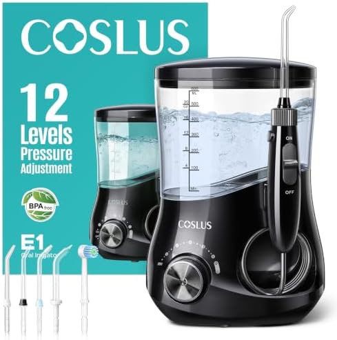 Black professional twelve pressure flosser