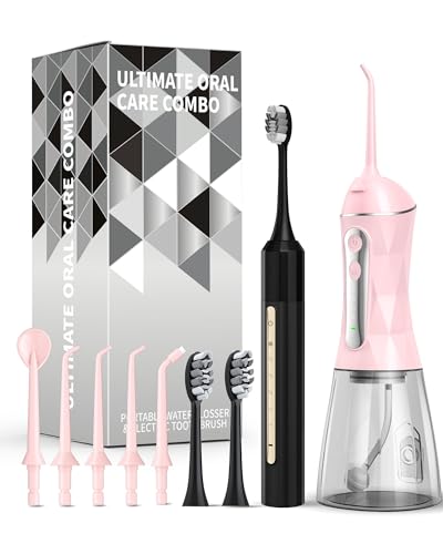 Water Flosser and Electric Toothbrush Combo